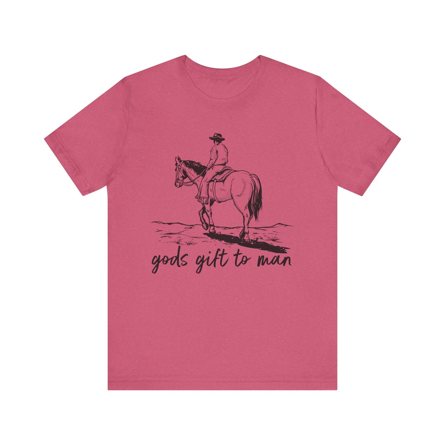 God’s Gift to Man Shirt – Cowboy Howdy Rodeo Christian Western Tee
