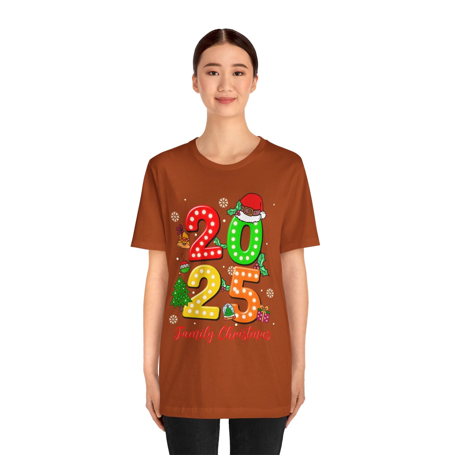 2025 Family Christmas Shirt – Cute Matching Holiday Lights Group Tee