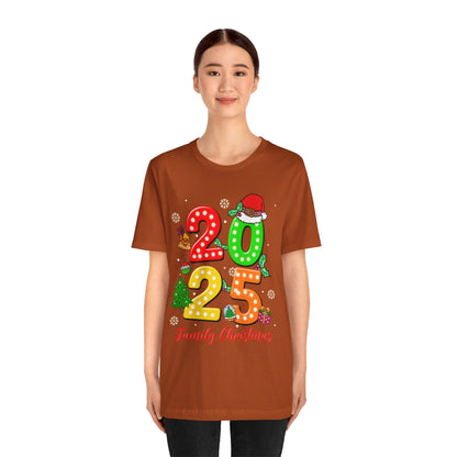 2025 Family Christmas Shirt – Cute Matching Holiday Lights Group Tee